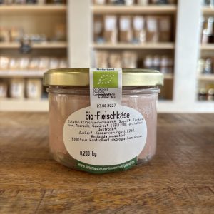 Bio-Fleischkäse im Glas